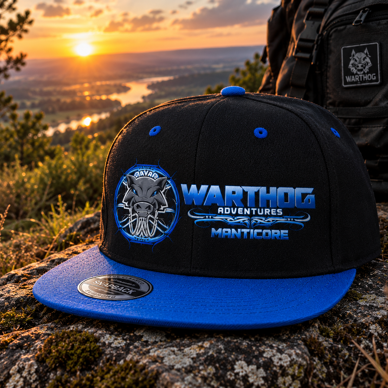 Pack Warthog Adventures – Casquette + T‑shirt + Porte‑clé + Stickers
